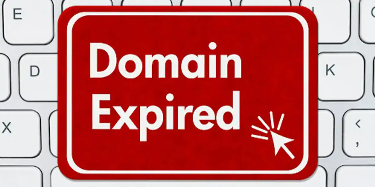 Former customers being redirected from an expired company domain to an unrelated or deceptive website