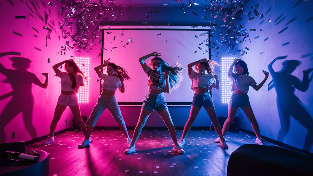dance and sing together