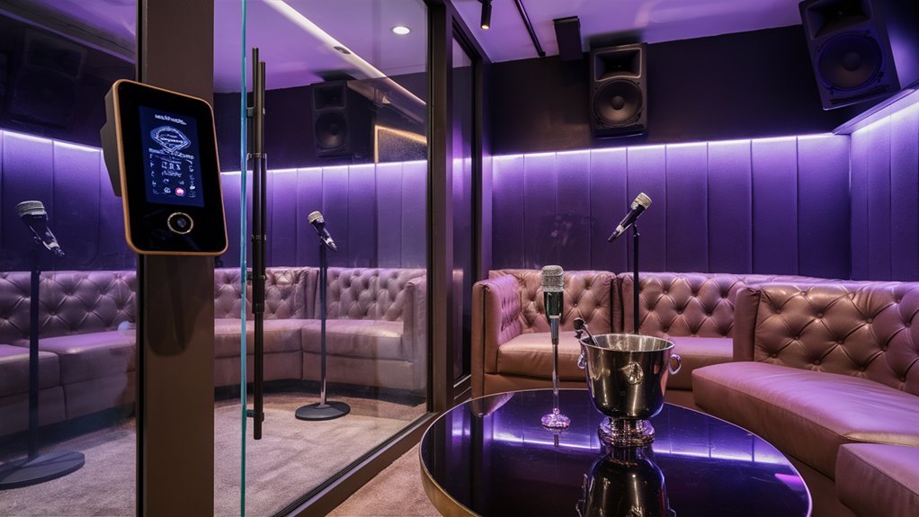 karaoke booking system features
