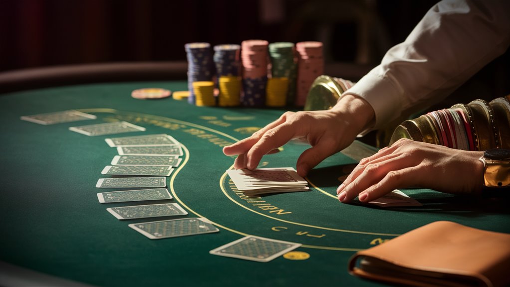 tracking cards during baccarat