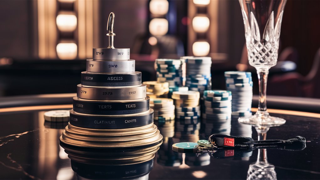 casino rewards program levels