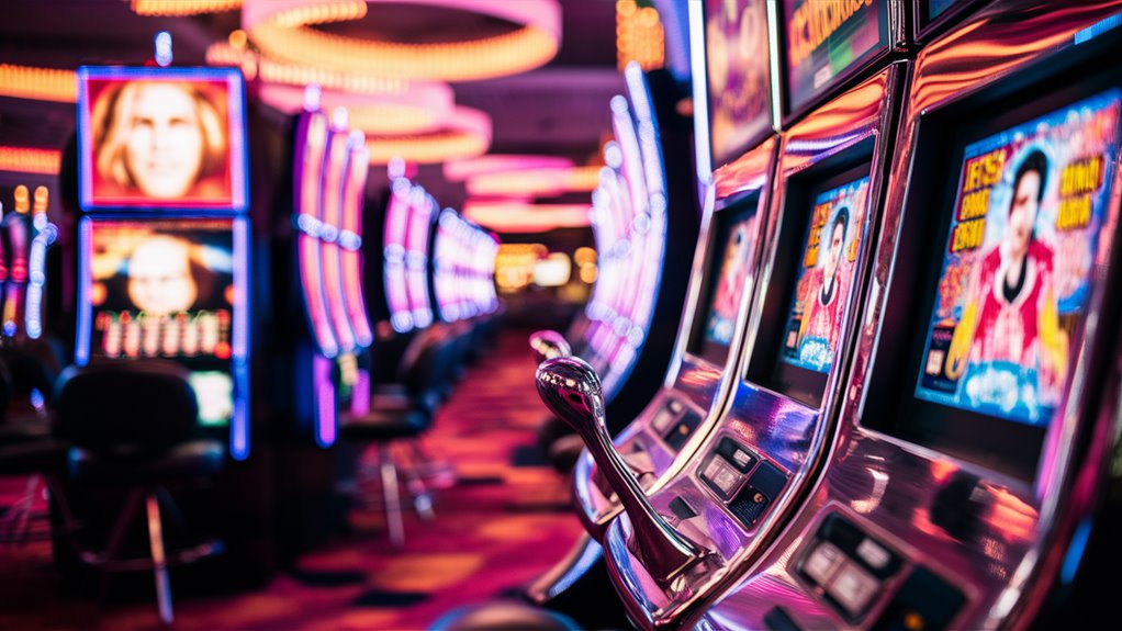 stars playing game machines